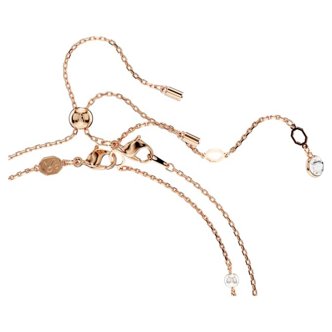 Dragon & Phoenix Necklace Set (2), Crystal Pearl, Dragon’s Claw, White, Rose Gold-Tone Plated Dragon & Phoenix Necklace Set (2), Crystal Pearl, Dragon’s Claw, White, Rose Gold-Tone Plated