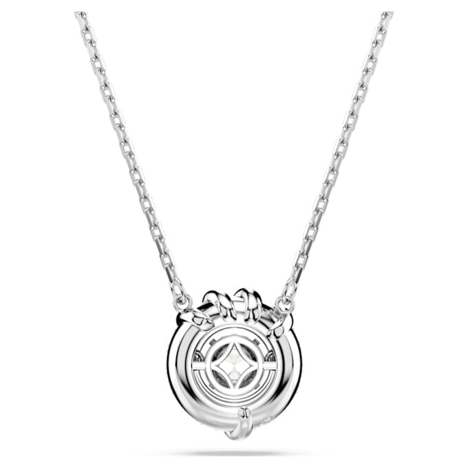 Dragon & Phoenix Pendant Dragon’s Claw, White, Rhodium Plated Dragon & Phoenix Pendant Dragon’s Claw, White, Rhodium Plated