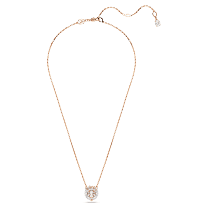 Dragon & Phoenix Pendant Dragon’s Claw, White, Rose Gold-Tone Plated Dragon & Phoenix Pendant Dragon’s Claw, White, Rose Gold-Tone Plated