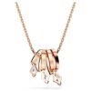 Dragon & Phoenix Pendant Dragon’s Claw, White, Rose Gold-Tone Plated Dragon & Phoenix Pendant Dragon’s Claw, White, Rose Gold-Tone Plated
