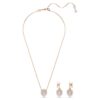 Dragon & Phoenix Set Dragon’s Claw, White, Rose Gold-Tone Plated