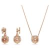 Dragon & Phoenix Set Dragon’s Claw, White, Rose Gold-Tone Plated