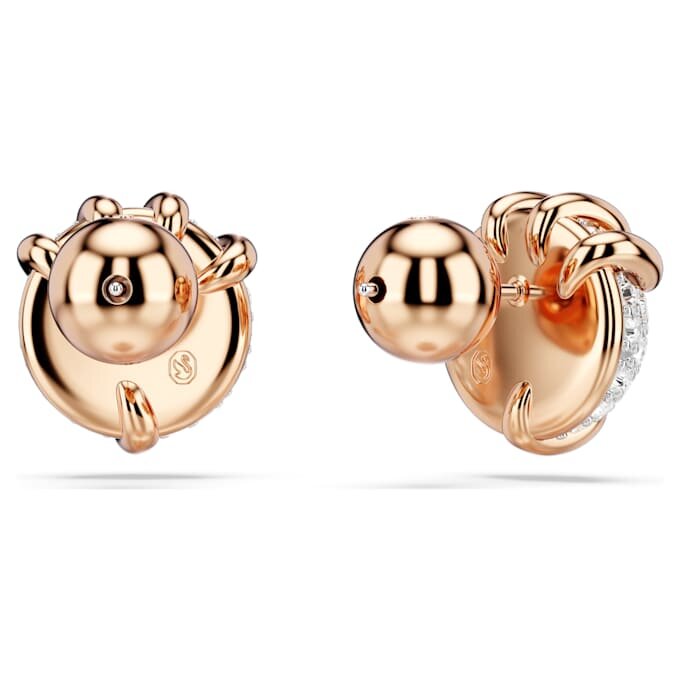 Dragon & Phoenix Stud Earrings Dragon’s Claw, White, Rose Gold-Tone Plated Dragon & Phoenix Stud Earrings Dragon’s Claw, White, Rose Gold-Tone Plated