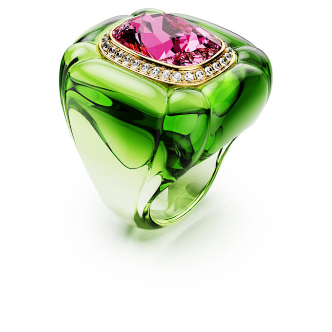 Dulcis Cocktail Ring Cushion Cut, Pavé, Multicolored Dulcis Cocktail Ring Cushion Cut, Pavé, Multicolored