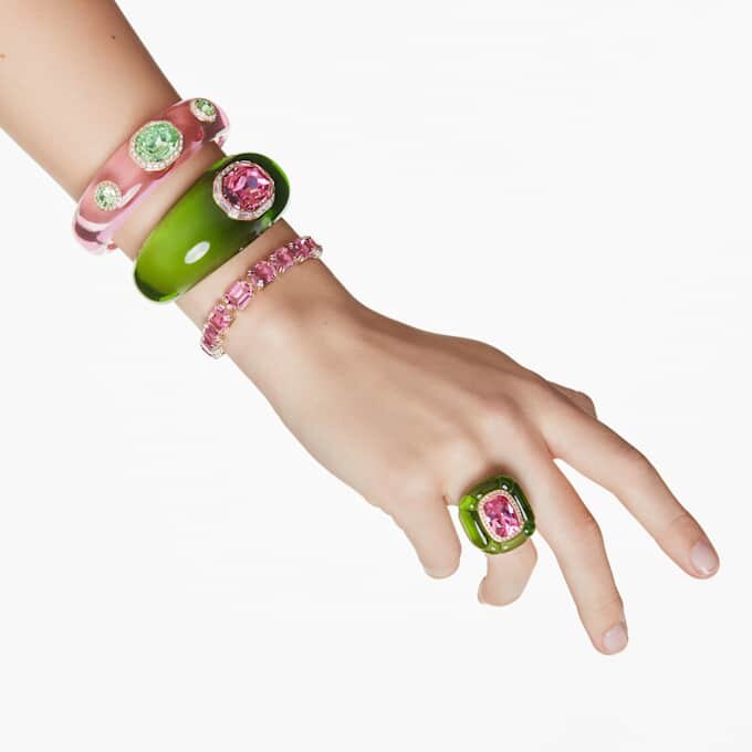 Dulcis Cocktail Ring Cushion Cut, Pavé, Multicolored Dulcis Cocktail Ring Cushion Cut, Pavé, Multicolored
