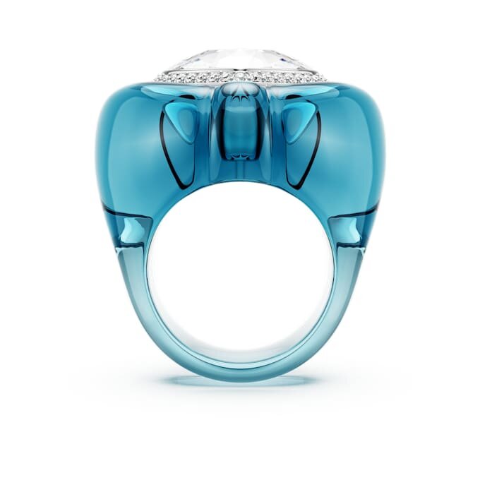 Dulcis Cocktail Ring Heart Cut, Pavé, Heart, Blue Dulcis Cocktail Ring Heart Cut, Pavé, Heart, Blue