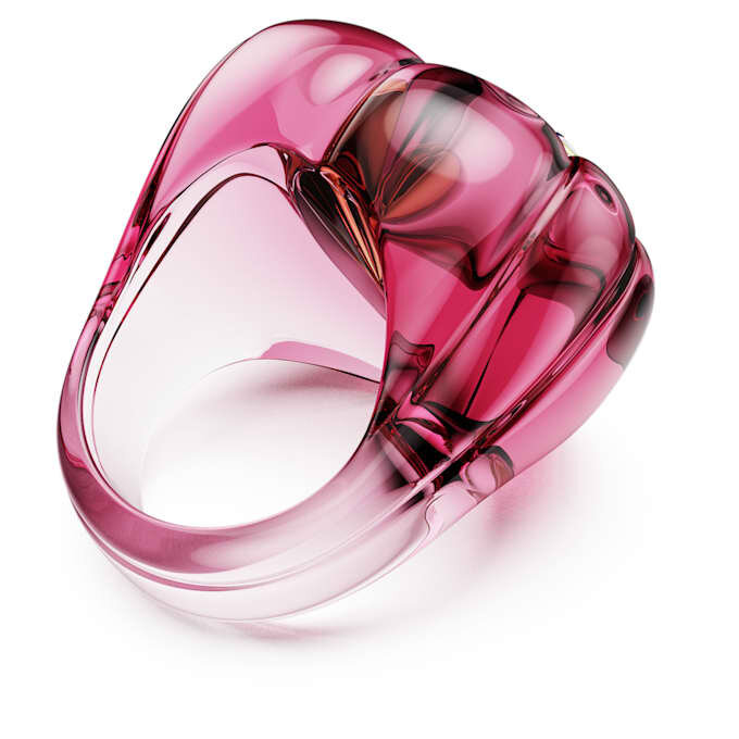 Dulcis Cocktail Ring Heart Cut, Pavé, Heart, Pink Dulcis Cocktail Ring Heart Cut, Pavé, Heart, Pink