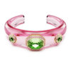 Dulcis Cuff Mixed Cuts, Multicolored, Gold-Tone Plated Dulcis Cuff Mixed Cuts, Multicolored, Gold-Tone Plated