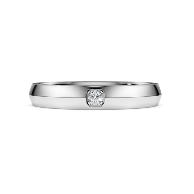 Eternity Band Ring Lab-Grown Diamonds 0.05 Ct Tw, Round Shape, 14K White Gold Eternity Band Ring Lab-Grown Diamonds 0.05 Ct Tw, Round Shape, 14K White Gold