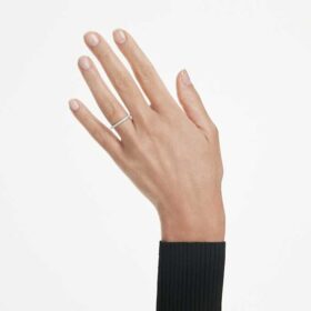 Eternity Band Ring Lab-Grown Diamonds 0.2 Ct Tw, Round Shape, 14K White Gold
