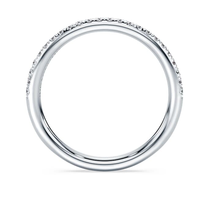Eternity Band Ring Lab-Grown Diamonds 0.2 Ct Tw, Round Shape, 14K White Gold Eternity Band Ring Lab-Grown Diamonds 0.2 Ct Tw, Round Shape, 14K White Gold
