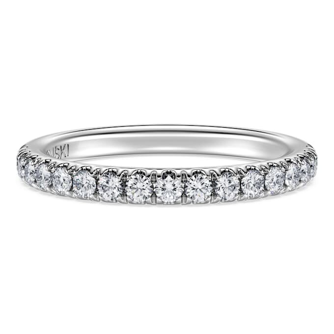 Eternity Band Ring Lab-Grown Diamonds 0.4 Ct Tw, Round Shape, 14K White Gold Eternity Band Ring Lab-Grown Diamonds 0.4 Ct Tw, Round Shape, 14K White Gold