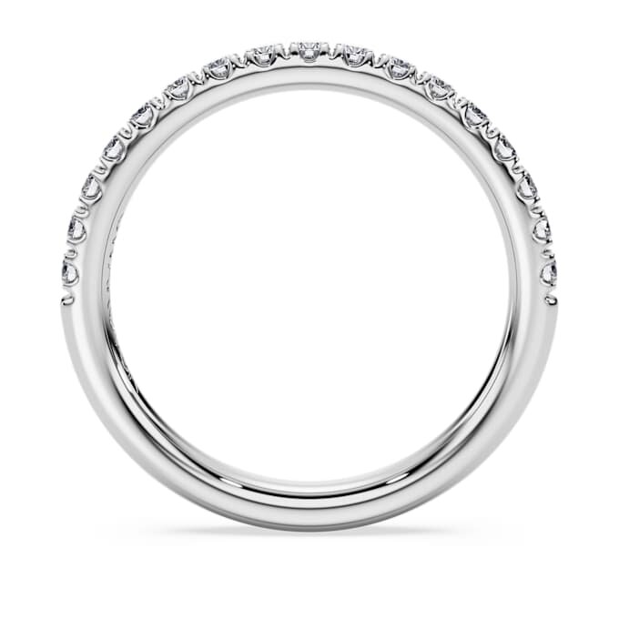Eternity Band Ring Lab-Grown Diamonds 0.4 Ct Tw, Round Shape, 14K White Gold Eternity Band Ring Lab-Grown Diamonds 0.4 Ct Tw, Round Shape, 14K White Gold