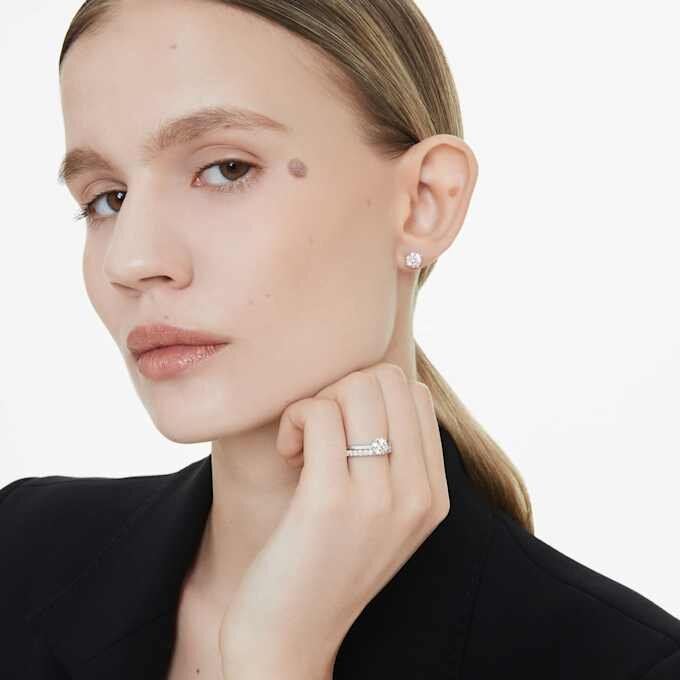 Eternity Band Ring Lab-Grown Diamonds 0.4 Ct Tw, Round Shape, 14K White Gold Eternity Band Ring Lab-Grown Diamonds 0.4 Ct Tw, Round Shape, 14K White Gold