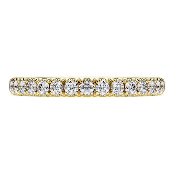 Eternity Band Ring Lab-Grown Diamonds 0.4 Ct Tw, Round Shape, 14K Yellow Gold Eternity Band Ring Lab-Grown Diamonds 0.4 Ct Tw, Round Shape, 14K Yellow Gold