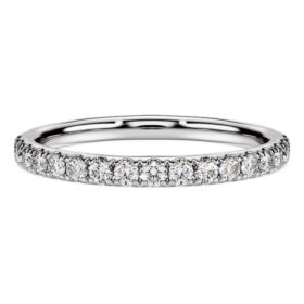 eternity band ring lab grown diamonds 0 4 ct tw round shape sterling silver 2 280x280 - Eternity Band Ring Lab-Grown Diamonds 0.4 Ct Tw, Round Shape, Sterling Silver