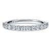 Eternity Band Ring Lab-Grown Diamonds 0.5 Ct Tw, Round Shape, 14K White Gold Eternity Band Ring Lab-Grown Diamonds 0.5 Ct Tw, Round Shape, 14K White Gold