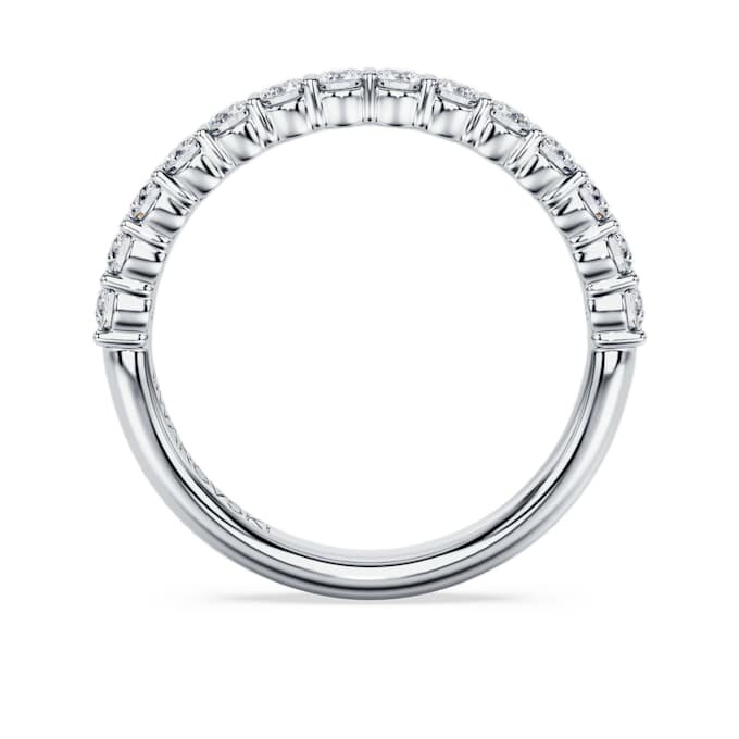Eternity Band Ring Lab-Grown Diamonds 0.5 Ct Tw, Round Shape, 14K White Gold Eternity Band Ring Lab-Grown Diamonds 0.5 Ct Tw, Round Shape, 14K White Gold