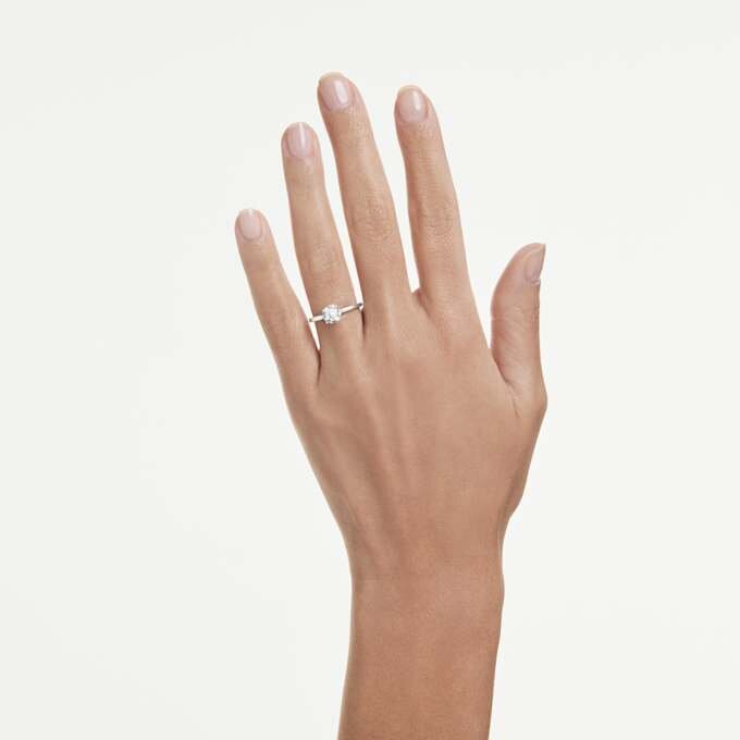 Eternity Lab-Grown Diamonds 1 Ct Tw, Round Shape, 14K White Gold Eternity Lab-Grown Diamonds 1 Ct Tw, Round Shape, 14K White Gold