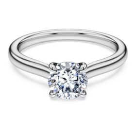 Eternity Lab-Grown Diamonds 1 Ct Tw, Round Shape, 14K White Gold