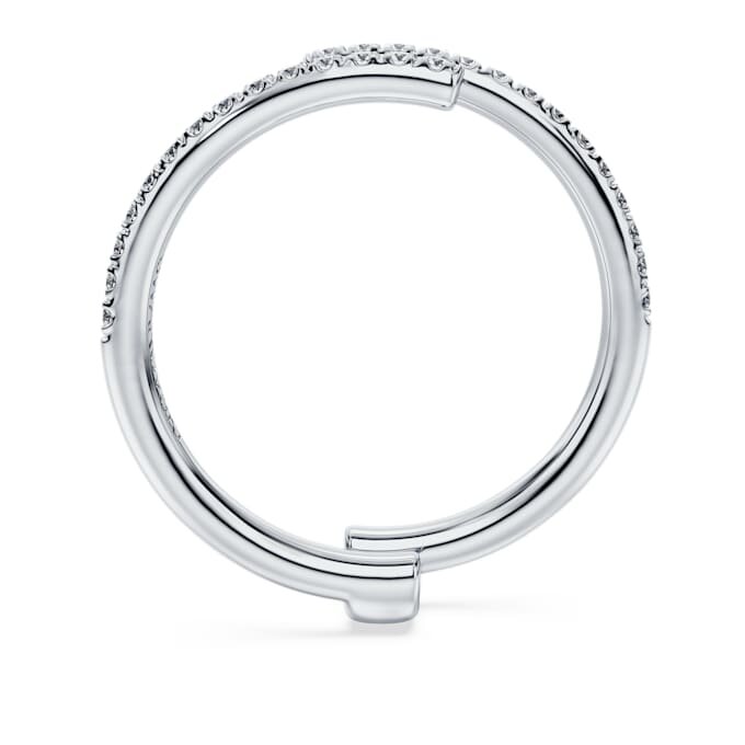 Eternity Open Band Ring Lab-Grown Diamonds 0.2 Ct Tw, Round Shape, 14K White Gold Eternity Open Band Ring Lab-Grown Diamonds 0.2 Ct Tw, Round Shape, 14K White Gold