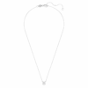 Eternity Solitaire Pendant Lab-Grown Diamonds 1 Ct Tw, Round Shape, 14K White Gold Eternity Solitaire Pendant Lab-Grown Diamonds 1 Ct Tw, Round Shape, 14K White Gold