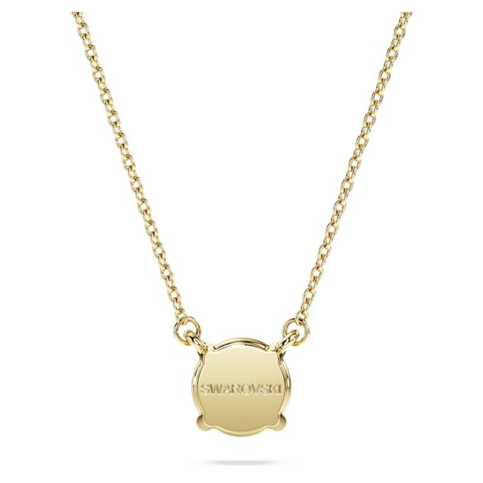 Eternity Solitaire Pendant Lab-Grown Diamonds 1 Ct Tw, Round Shape, 14K Yellow Gold Eternity Solitaire Pendant Lab-Grown Diamonds 1 Ct Tw, Round Shape, 14K Yellow Gold