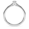 Eternity Solitaire Ring Lab-Grown Diamonds 0.25 Ct Tw, Round Shape, Sterling Silver