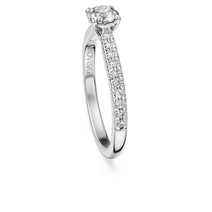 Eternity Solitaire Ring Lab-Grown Diamonds 0.7 Ct Tw, Round Shape, 14K White Gold Eternity Solitaire Ring Lab-Grown Diamonds 0.7 Ct Tw, Round Shape, 14K White Gold