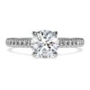 Eternity Solitaire Ring Lab-Grown Diamonds 1.2 Ct Tw, Round Shape, 14K White Gold Eternity Solitaire Ring Lab-Grown Diamonds 1.2 Ct Tw, Round Shape, 14K White Gold