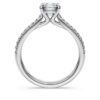 Eternity Solitaire Ring Lab-Grown Diamonds 1.2 Ct Tw, Round Shape, 14K White Gold Eternity Solitaire Ring Lab-Grown Diamonds 1.2 Ct Tw, Round Shape, 14K White Gold
