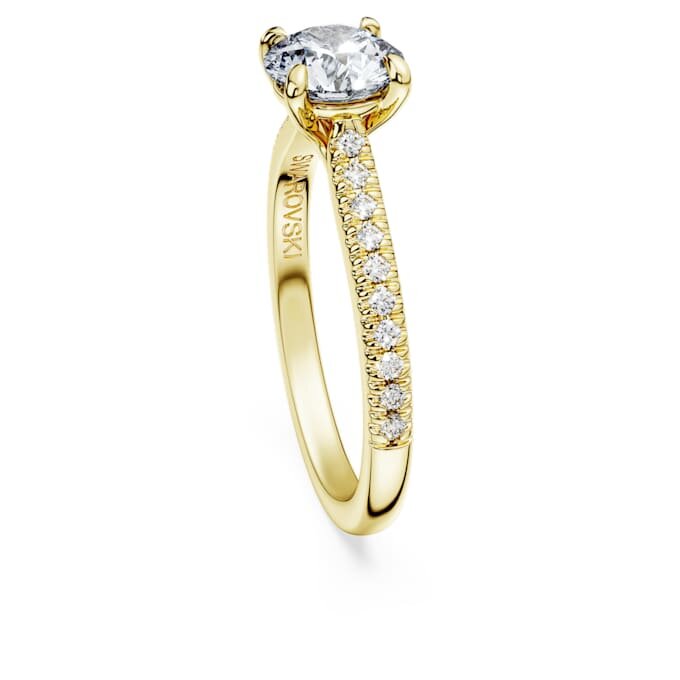 Eternity Solitaire Ring Lab-Grown Diamonds 1.2 Ct Tw, Round Shape, 14K Yellow Gold Eternity Solitaire Ring Lab-Grown Diamonds 1.2 Ct Tw, Round Shape, 14K Yellow Gold