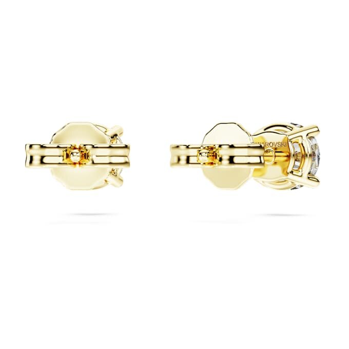 Eternity Solitaire Stud Earrings Lab-Grown Diamonds 1 Ct Tw, Round Shape, 14K Yellow Gold Eternity Solitaire Stud Earrings Lab-Grown Diamonds 1 Ct Tw, Round Shape, 14K Yellow Gold