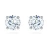 Eternity Solitaire Stud Earrings Lab-Grown Diamonds 2 Ct Tw, Round Shape, 14K White Gold Eternity Solitaire Stud Earrings Lab-Grown Diamonds 2 Ct Tw, Round Shape, 14K White Gold