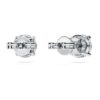 Eternity Solitaire Stud Earrings Lab-Grown Diamonds 2 Ct Tw, Round Shape, 14K White Gold Eternity Solitaire Stud Earrings Lab-Grown Diamonds 2 Ct Tw, Round Shape, 14K White Gold