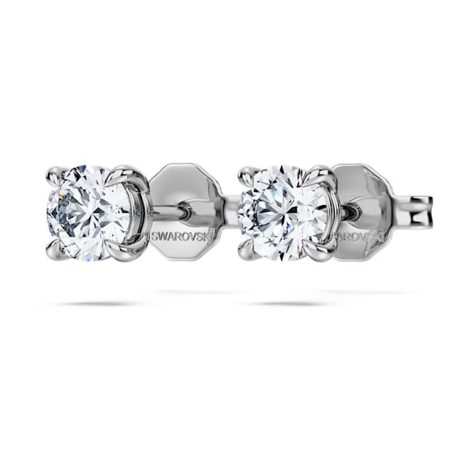Eternity Stud Earrings Lab-Grown Diamonds 0.52 Ct Tw, Round Shape, Sterling Silver Eternity Stud Earrings Lab-Grown Diamonds 0.52 Ct Tw, Round Shape, Sterling Silver