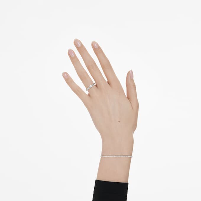 Eternity Tennis Bracelet Lab-Grown Diamonds 1.5 Ct Tw, Round Shape, 14K White Gold Eternity Tennis Bracelet Lab-Grown Diamonds 1.5 Ct Tw, Round Shape, 14K White Gold