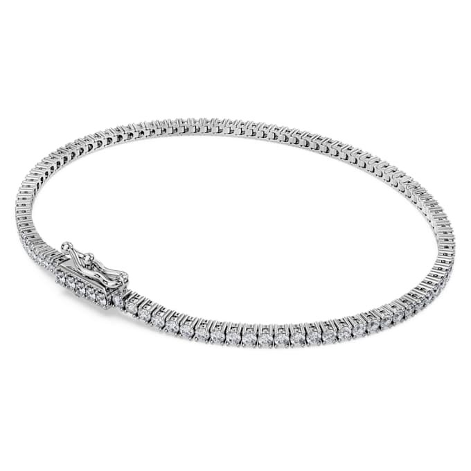 Eternity Tennis Bracelet Lab-Grown Diamonds 1.5 Ct Tw, Round Shape, 14K White Gold Eternity Tennis Bracelet Lab-Grown Diamonds 1.5 Ct Tw, Round Shape, 14K White Gold