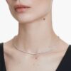 Eternity Tennis Necklace Lab-Grown Diamonds 3 Ct Tw, Round Shape, 14K White Gold Eternity Tennis Necklace Lab-Grown Diamonds 3 Ct Tw, Round Shape, 14K White Gold
