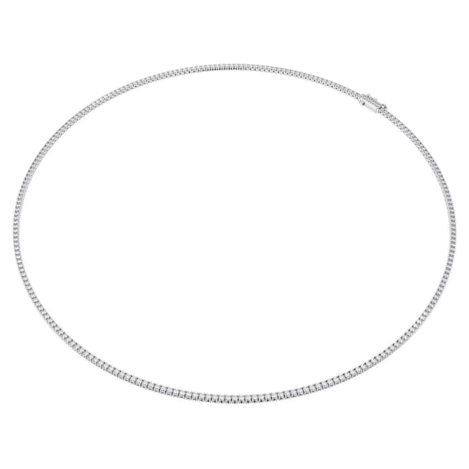 Eternity Tennis Necklace Lab-Grown Diamonds 3 Ct Tw, Round Shape, 14K White Gold Eternity Tennis Necklace Lab-Grown Diamonds 3 Ct Tw, Round Shape, 14K White Gold