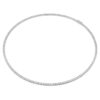 Eternity Tennis Necklace Lab-Grown Diamonds 7 Ct Tw, Round Shape, 14K White Gold Eternity Tennis Necklace Lab-Grown Diamonds 7 Ct Tw, Round Shape, 14K White Gold