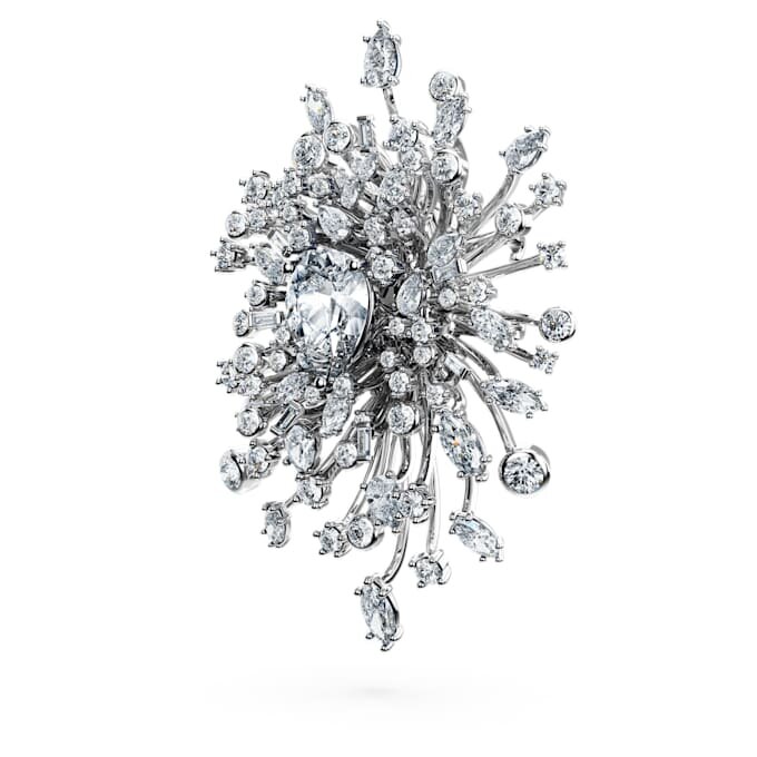 Galaxy Brooch Lab-Grown Diamonds 15.71 Ct Tw, Mixed Shapes, 18K White Gold Galaxy Brooch Lab-Grown Diamonds 15.71 Ct Tw, Mixed Shapes, 18K White Gold