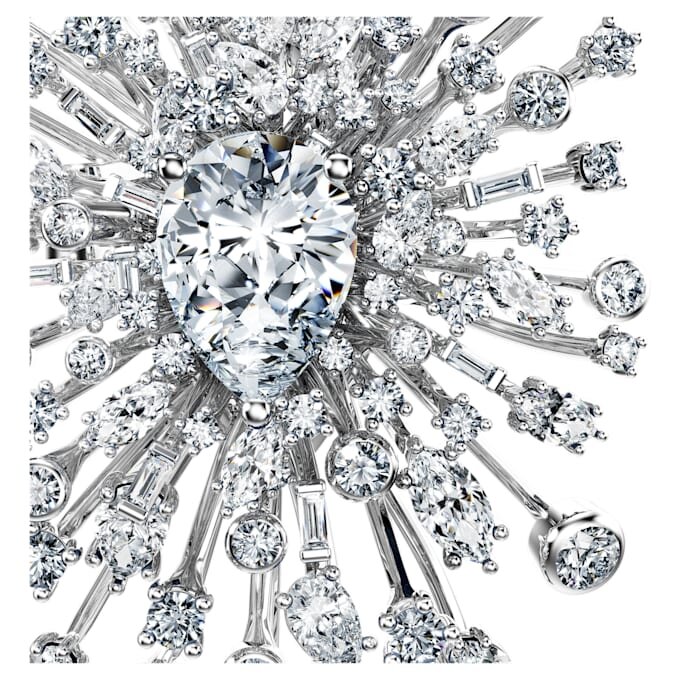 Galaxy Brooch Lab-Grown Diamonds 15.71 Ct Tw, Mixed Shapes, 18K White Gold Galaxy Brooch Lab-Grown Diamonds 15.71 Ct Tw, Mixed Shapes, 18K White Gold