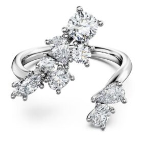 Galaxy Bypass Ring Lab-Grown Diamonds 1.25 Ct Tw, Mixed Shapes, 14K White Gold Galaxy Bypass Ring Lab-Grown Diamonds 1.25 Ct Tw, Mixed Shapes, 14K White Gold