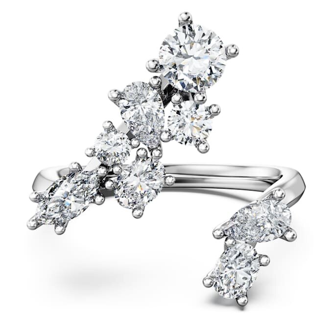 Galaxy Bypass Ring Lab-Grown Diamonds 1.25 Ct Tw, Mixed Shapes, 14K White Gold Galaxy Bypass Ring Lab-Grown Diamonds 1.25 Ct Tw, Mixed Shapes, 14K White Gold