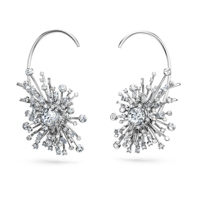 Galaxy Earrings Lab-Grown Diamonds 14.67 Ct Tw, Mixed Shapes, 18K White Gold Galaxy Earrings Lab-Grown Diamonds 14.67 Ct Tw, Mixed Shapes, 18K White Gold