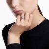 Galaxy Ring Lab-Grown Diamonds 2 Ct Tw, Round Shape, 14K White Gold