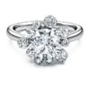Galaxy Ring Lab-Grown Diamonds 2 Ct Tw, Round Shape, 14K White Gold