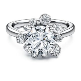 Galaxy Ring Lab-Grown Diamonds 2 Ct Tw, Round Shape, 14K White Gold Galaxy Ring Lab-Grown Diamonds 2 Ct Tw, Round Shape, 14K White Gold