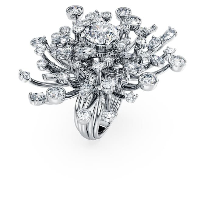 Galaxy Ring Lab-Grown Diamonds 9.5 Ct Tw, Mixed Shapes, 18K White Gold Galaxy Ring Lab-Grown Diamonds 9.5 Ct Tw, Mixed Shapes, 18K White Gold